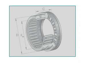 滾針推力圓柱滾子回轉軸承(NKXR型)
